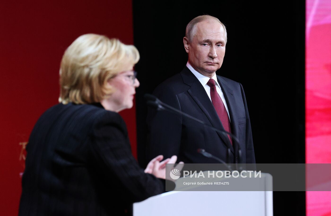 Президент РФ В. Путин принял участие в мероприятии по случаю 75-летия ФМБА