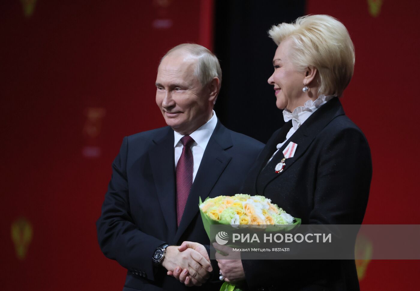 Президент РФ В. Путин принял участие в мероприятии по случаю 75-летия ФМБА