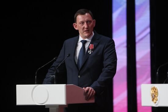 Президент РФ В. Путин принял участие в мероприятии по случаю 75-летия ФМБА