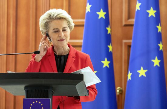 Визит главы Еврокомиссии Урсулы фон дер Ляйен в Молдавию