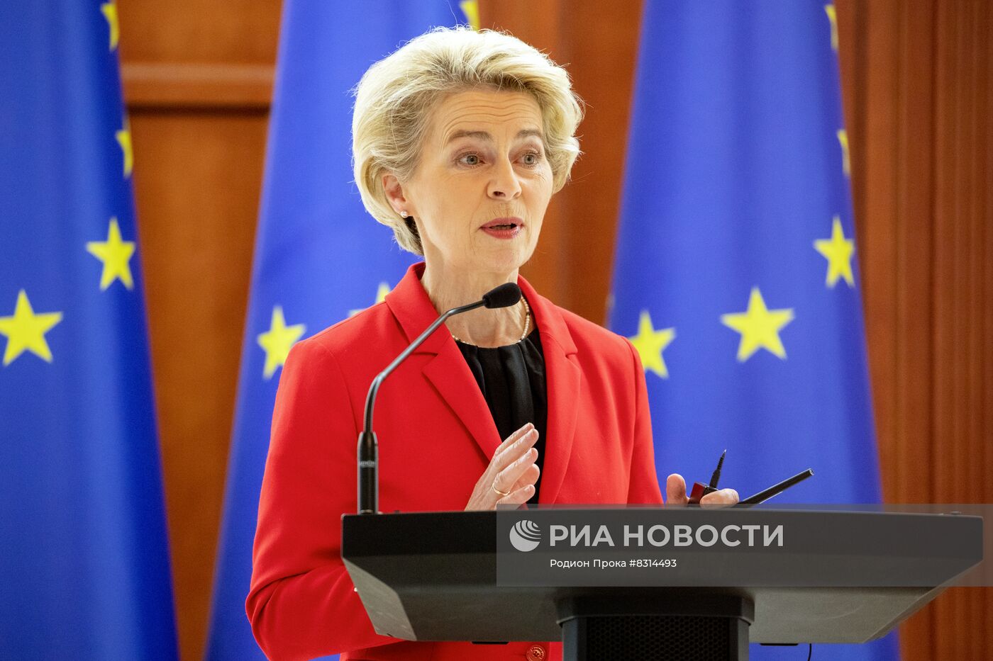 Визит главы Еврокомиссии Урсулы фон дер Ляйен в Молдавию