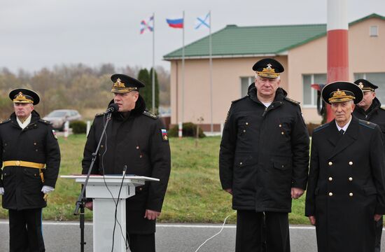 Передача знамени ВОВ авиационной дивизии Балтийского флота