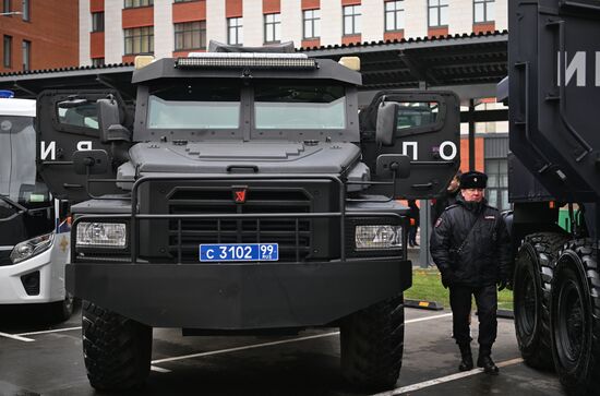 Мэр Москвы С. Собянин посетил новое здание УВД