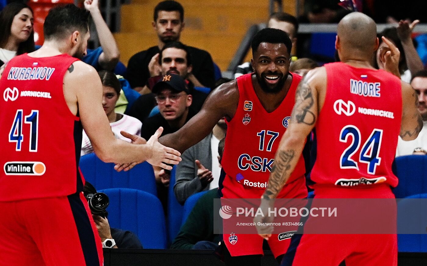 Баскетбол. Единая лига ВТБ. Матч ЦСКА - УНИКС