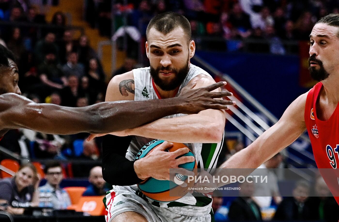 Баскетбол. Единая лига ВТБ. Матч ЦСКА - УНИКС