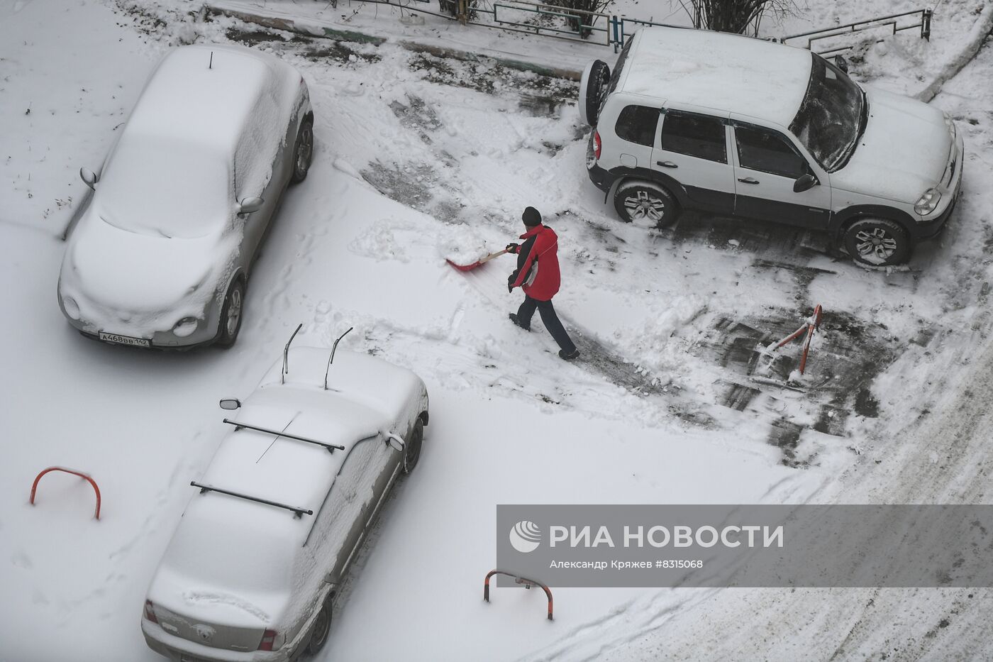 Снег в Новосибирске