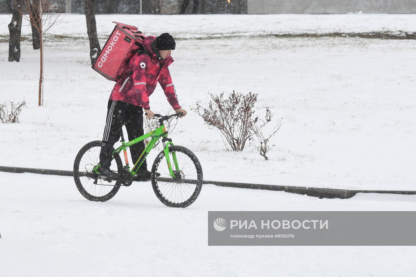 Снег в Новосибирске