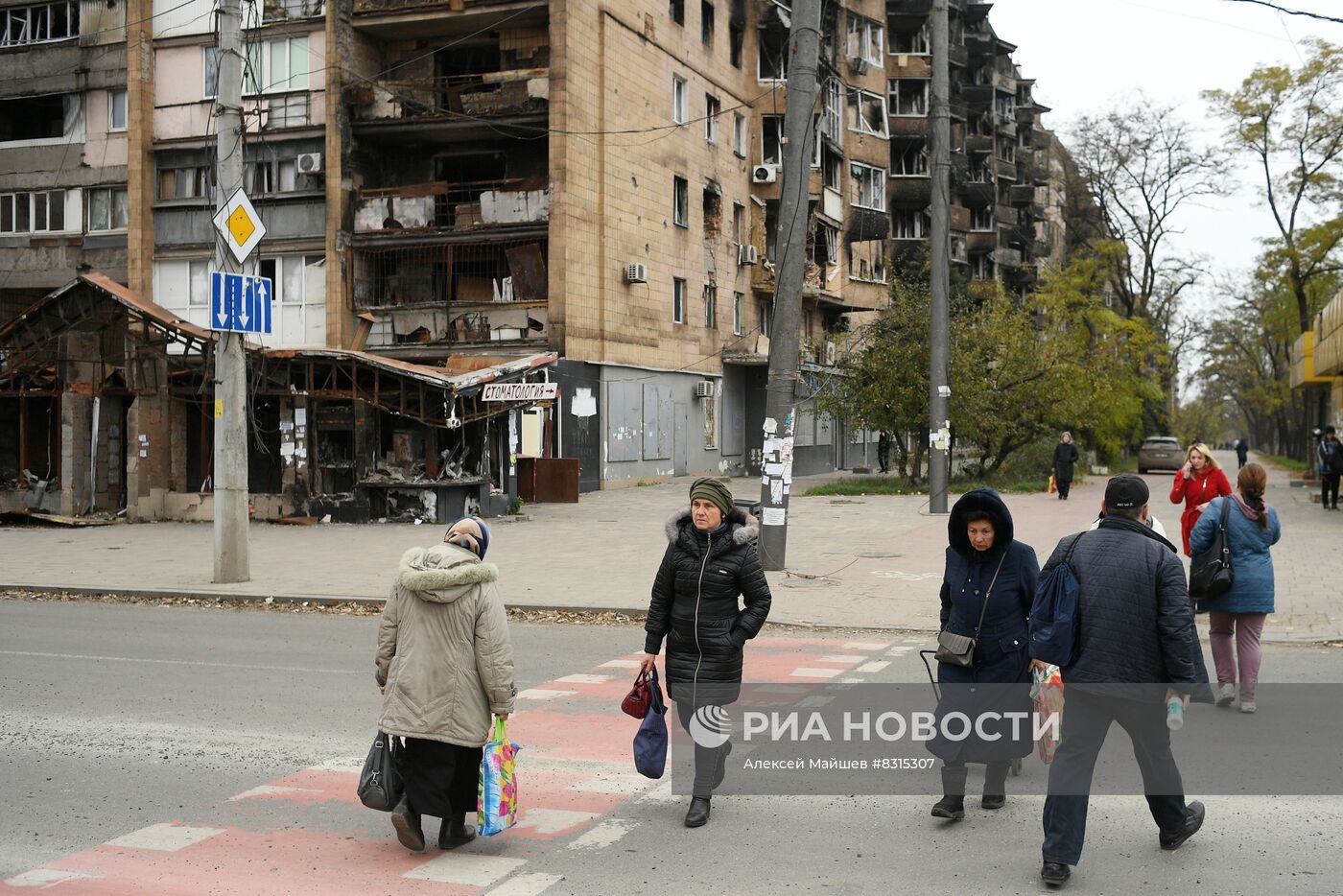 Мирная жизнь в Мариуполе