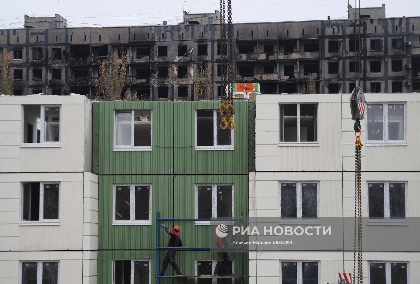 Мирная жизнь в Мариуполе