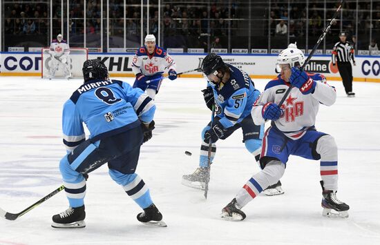 Хоккей. КХЛ. Матч "Сибирь" - СКА