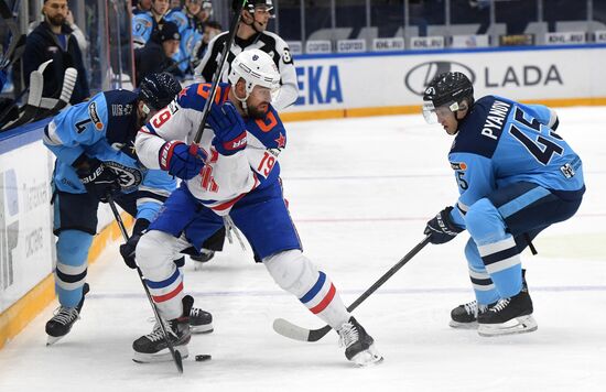 Хоккей. КХЛ. Матч "Сибирь" - СКА