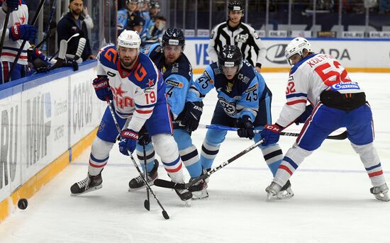 Хоккей. КХЛ. Матч "Сибирь" - СКА