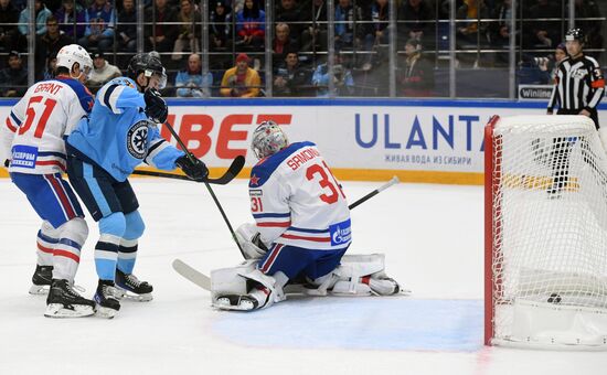 Хоккей. КХЛ. Матч "Сибирь" - СКА