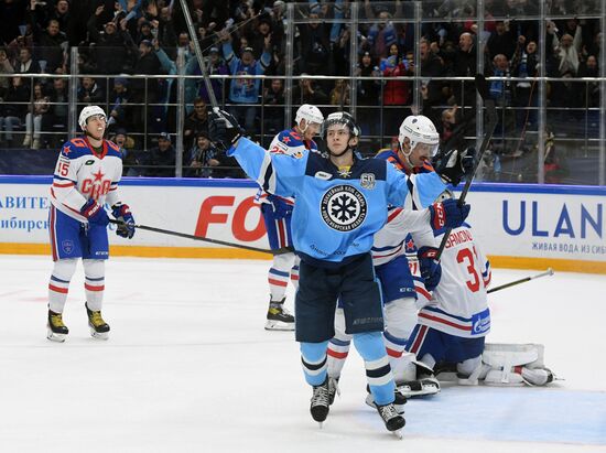 Хоккей. КХЛ. Матч "Сибирь" - СКА