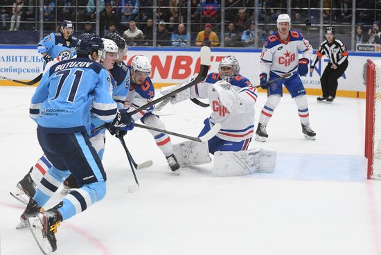 Хоккей. КХЛ. Матч "Сибирь" - СКА