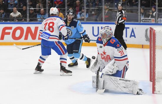 Хоккей. КХЛ. Матч "Сибирь" - СКА