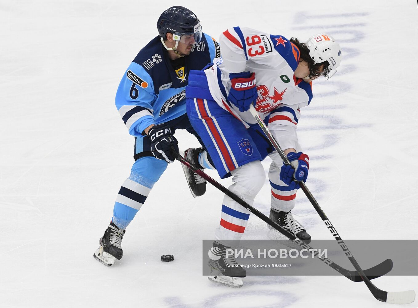 Хоккей. КХЛ. Матч "Сибирь" - СКА