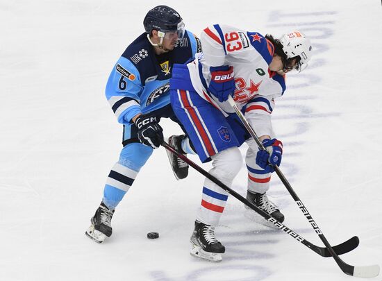 Хоккей. КХЛ. Матч "Сибирь" - СКА