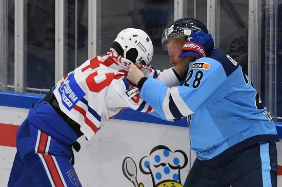 Хоккей. КХЛ. Матч "Сибирь" - СКА