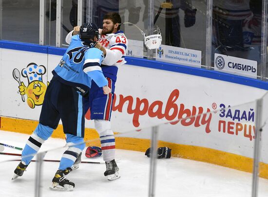 Хоккей. КХЛ. Матч "Сибирь" - СКА