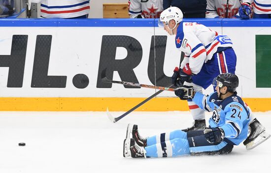 Хоккей. КХЛ. Матч "Сибирь" - СКА