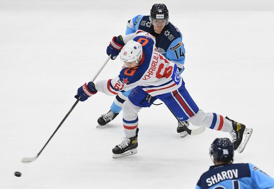 Хоккей. КХЛ. Матч "Сибирь" - СКА