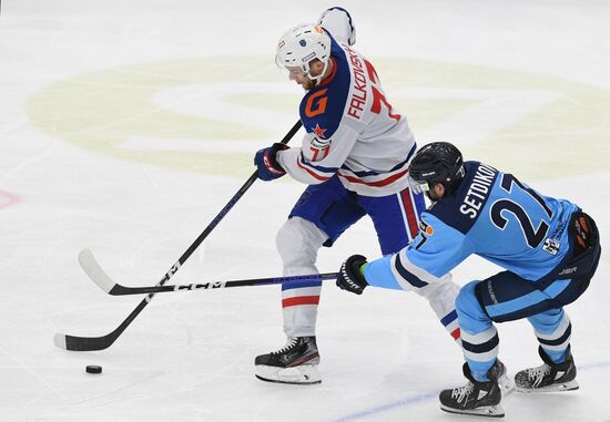 Хоккей. КХЛ. Матч "Сибирь" - СКА