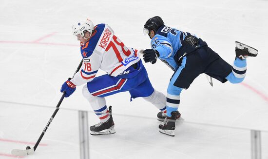 Хоккей. КХЛ. Матч "Сибирь" - СКА