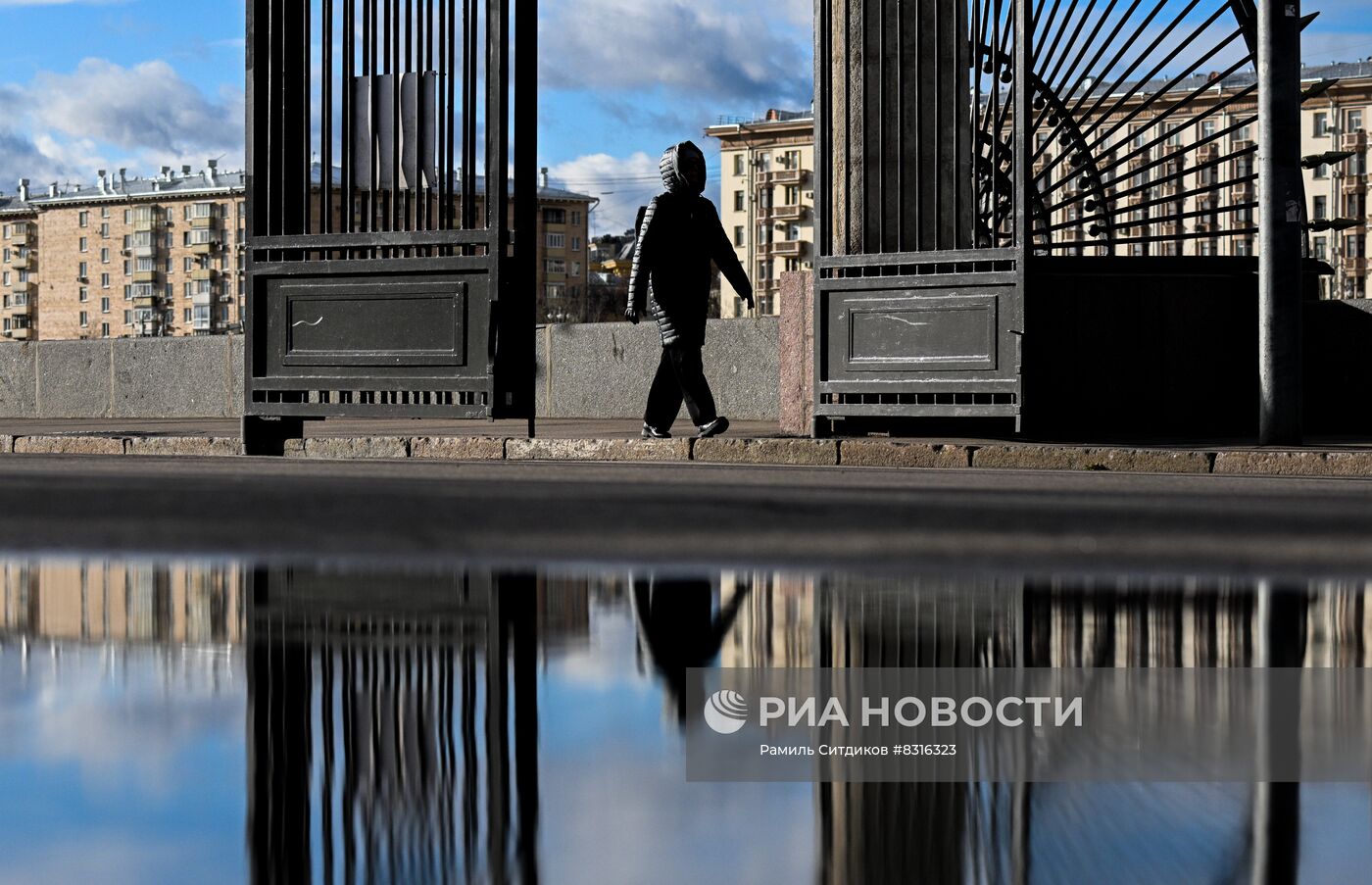 Теплая погода в Москве