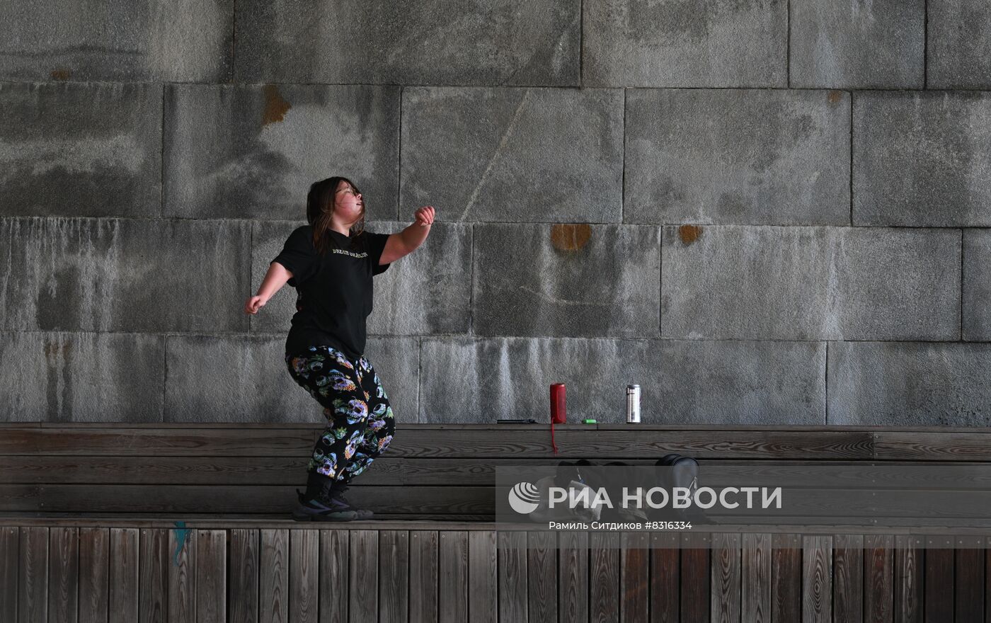 Теплая погода в Москве