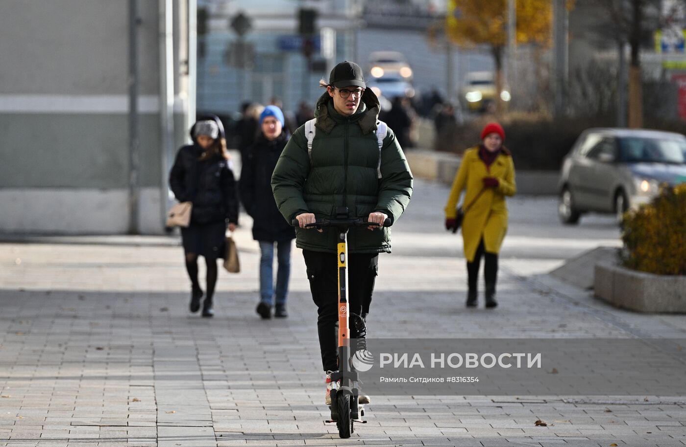 Теплая погода в Москве