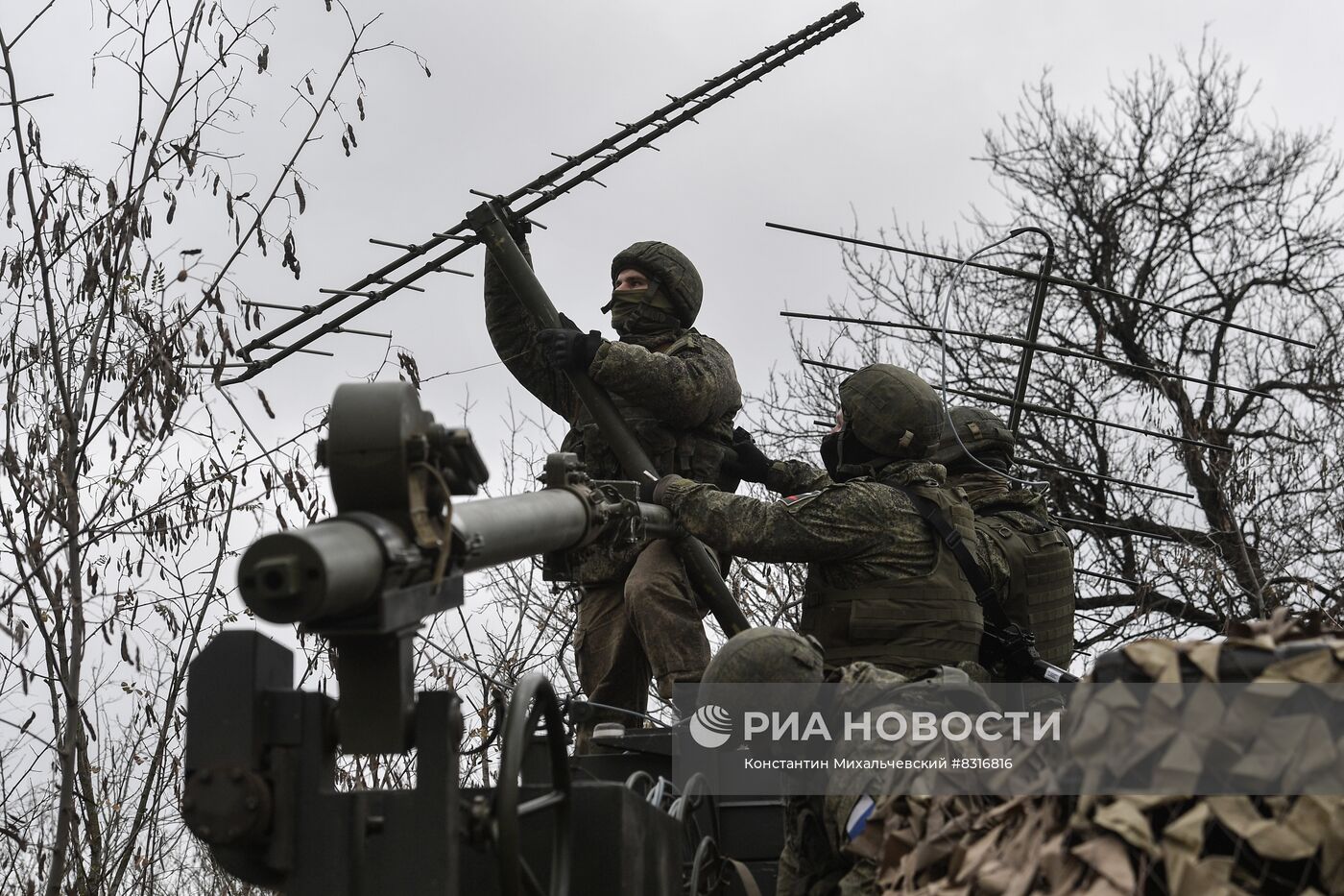 Работа подразделений РЭБ на Запорожском направлении