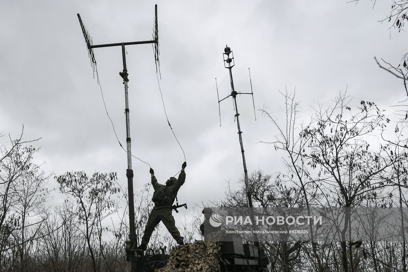 Работа подразделений РЭБ на Запорожском направлении