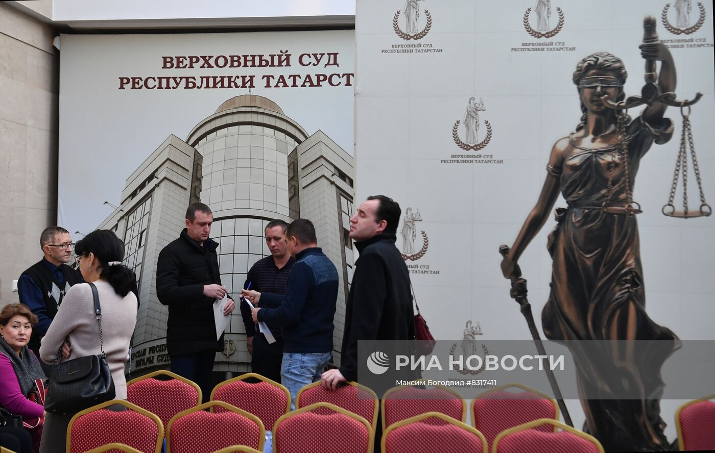 Судебное заседание по делу И. Галявиеву о стрельбе в школе Казани