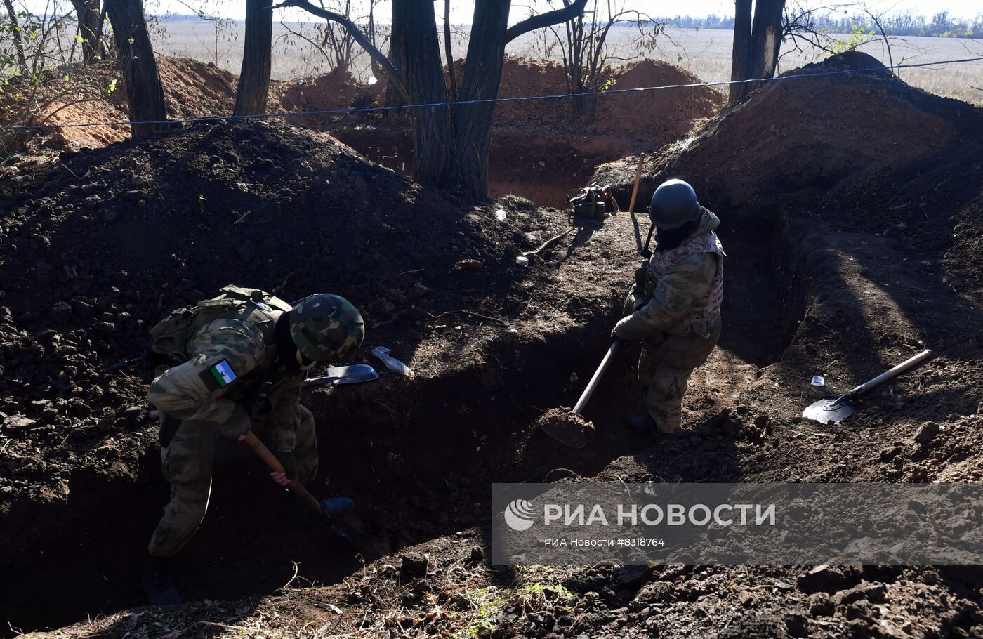 Военнослужащие ЮВО на позициях на Запорожском направлении