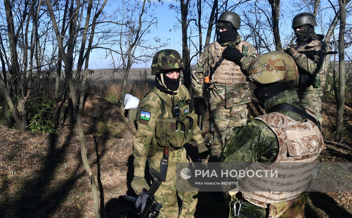 Военнослужащие ЮВО на позициях на Запорожском направлении