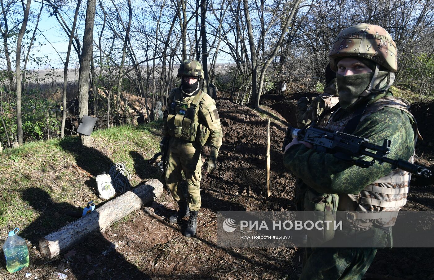 Военнослужащие ЮВО на позициях на Запорожском направлении