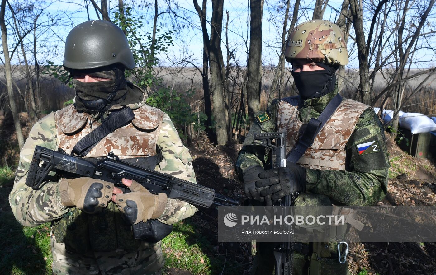 Военнослужащие ЮВО на позициях на Запорожском направлении