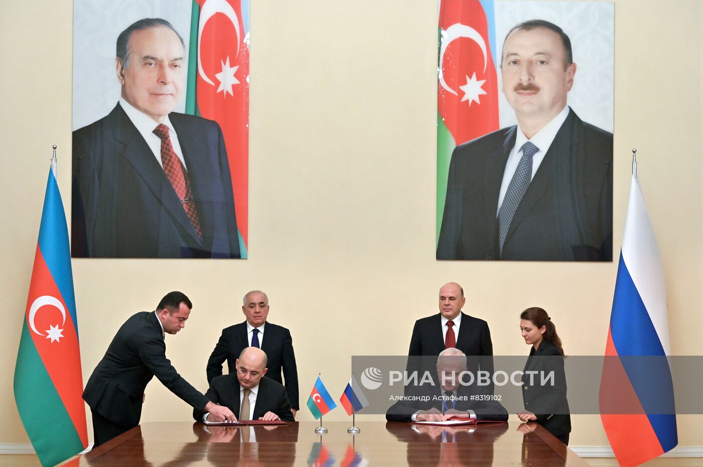 Рабочая поездка премьер-министра РФ М. Мишустина в Азербайджанскую Республику