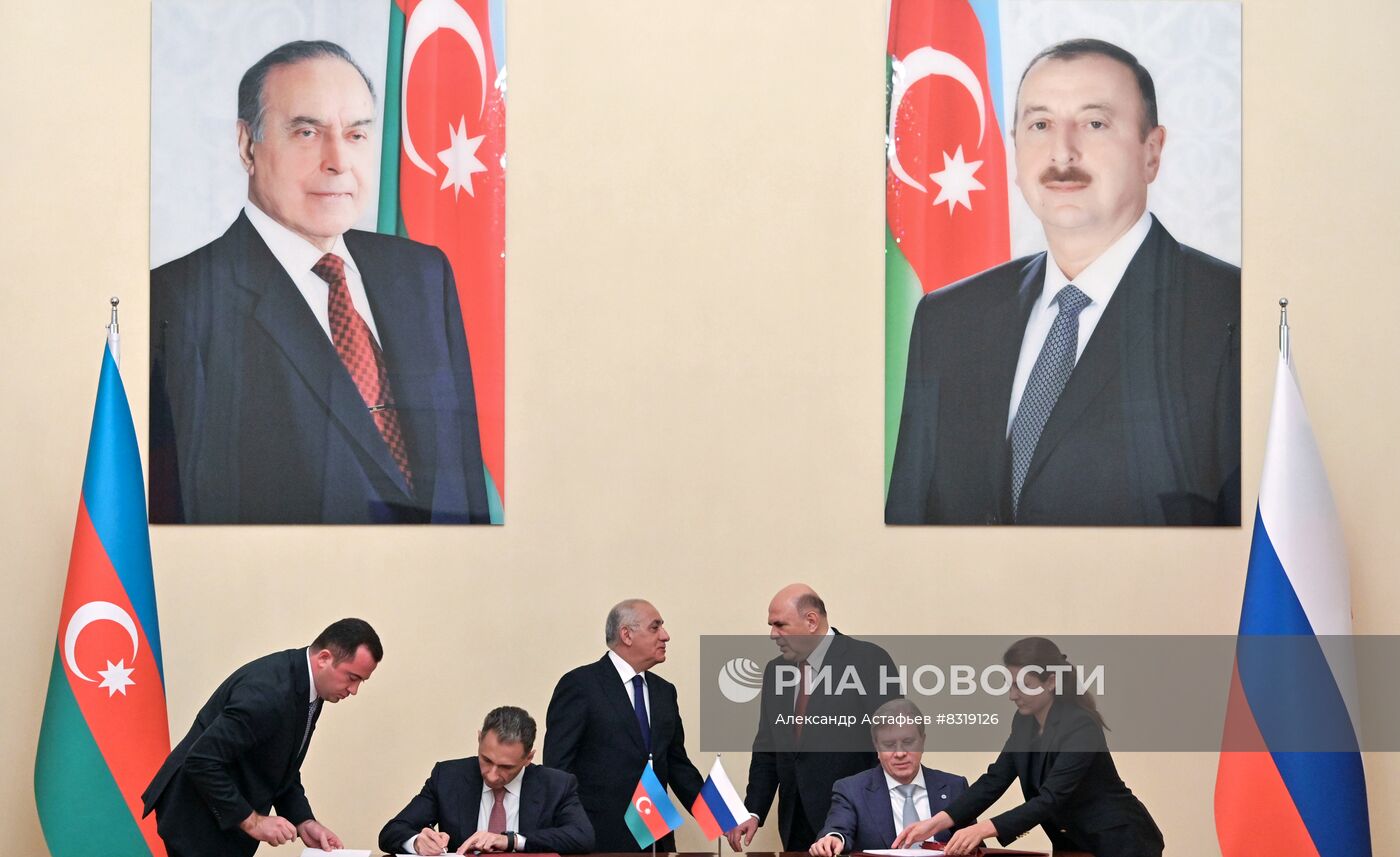 Рабочая поездка премьер-министра РФ М. Мишустина в Азербайджанскую Республику