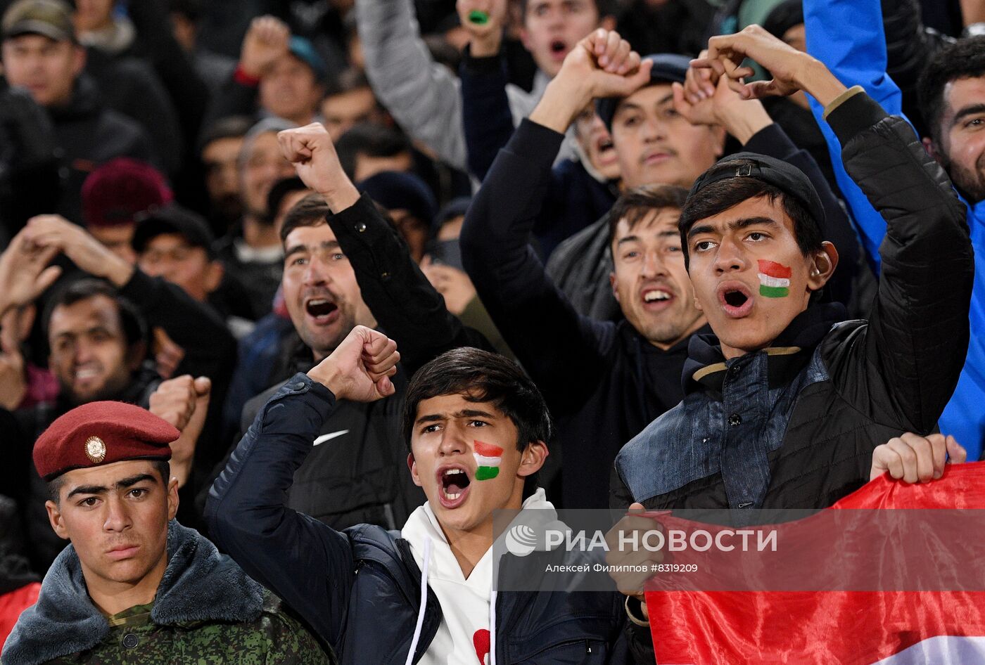 Футбол. Товарищеский матч. Таджикистан - Россия