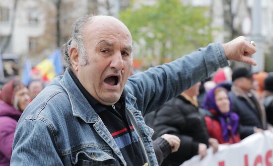 Протест оппозиции в Кишиневе