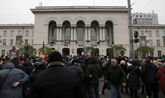 Протест оппозиции в Кишиневе