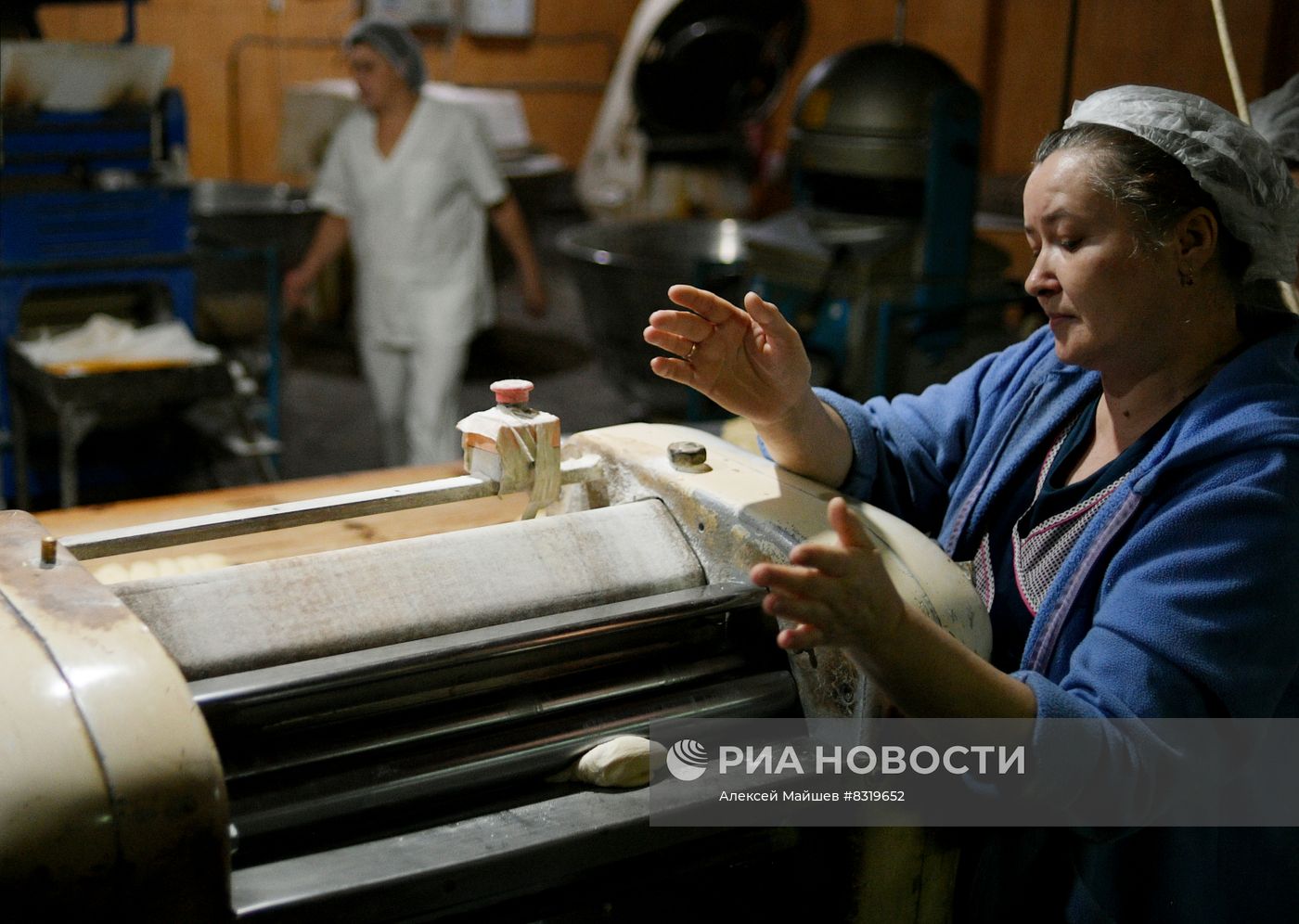 Работа Новоазовского хлебозавода в ДНР