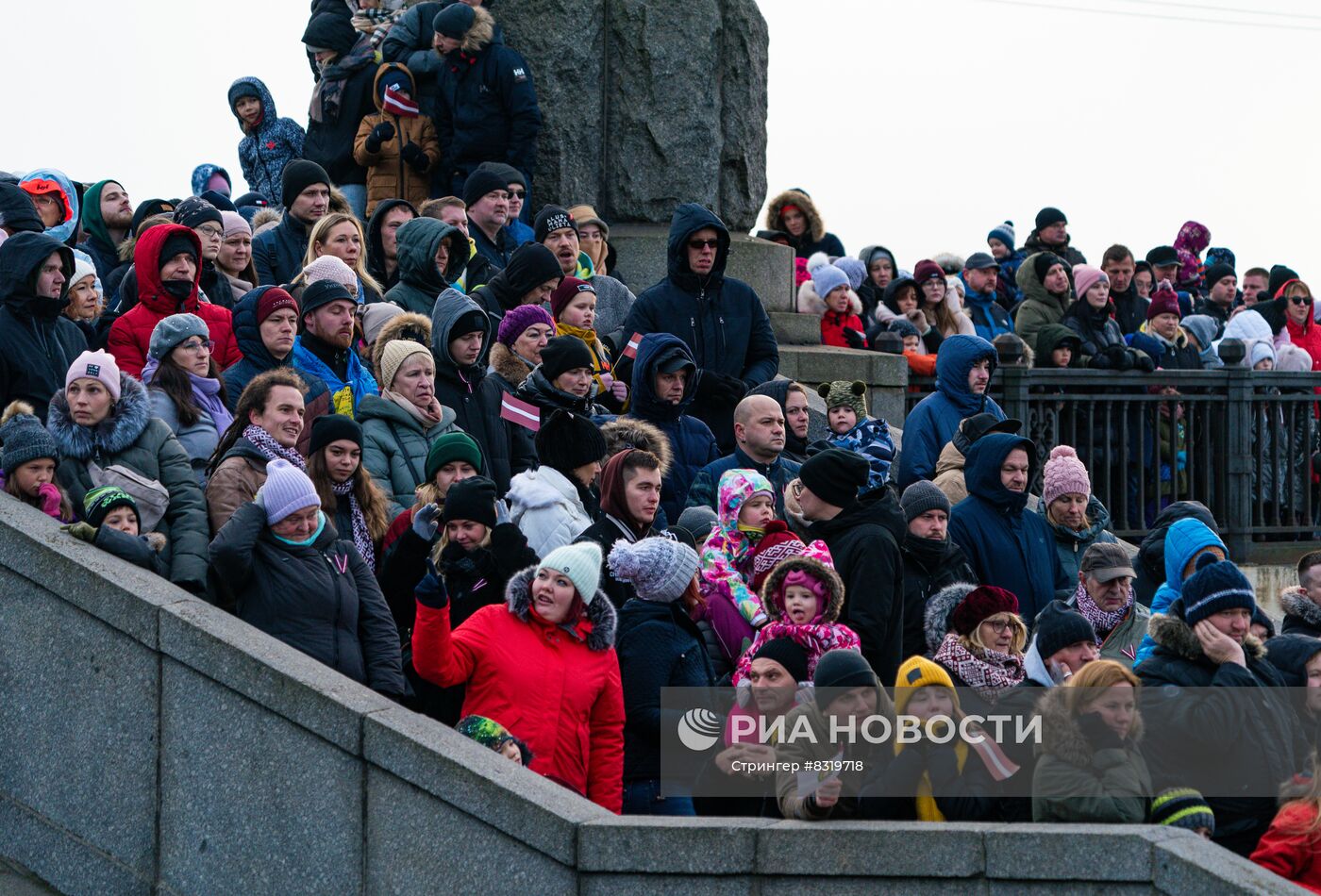 Военный парад в честь Дня независимости Латвии
