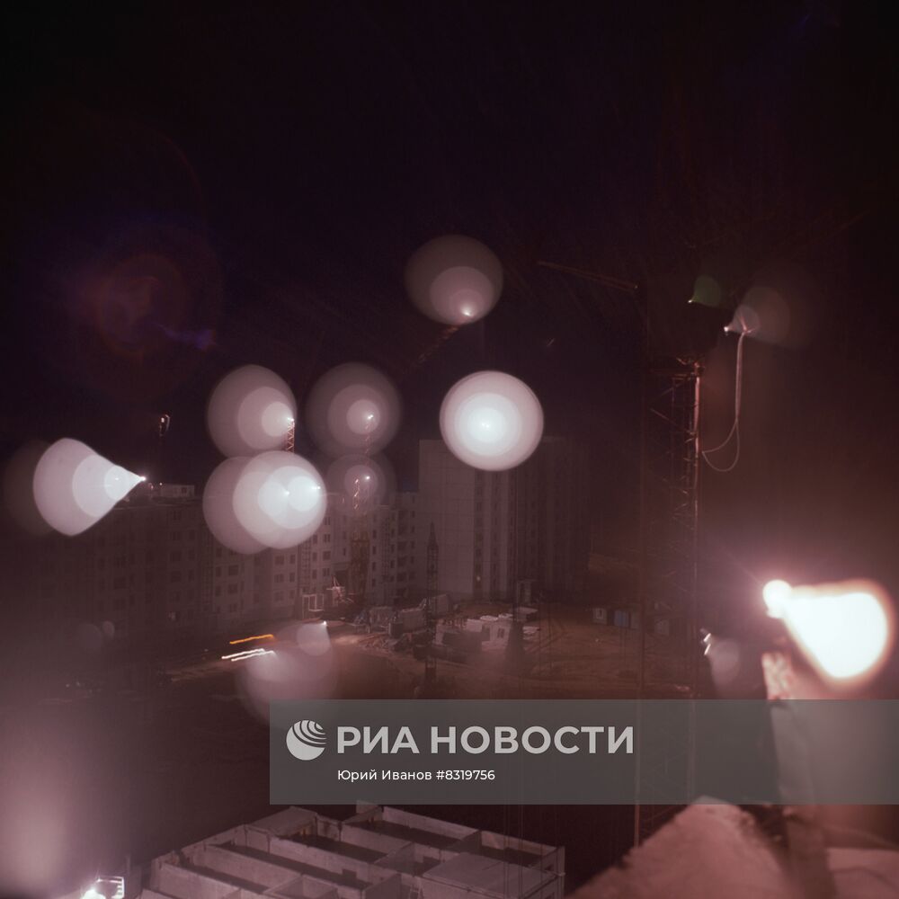 Строительство нового жилого района в Минске