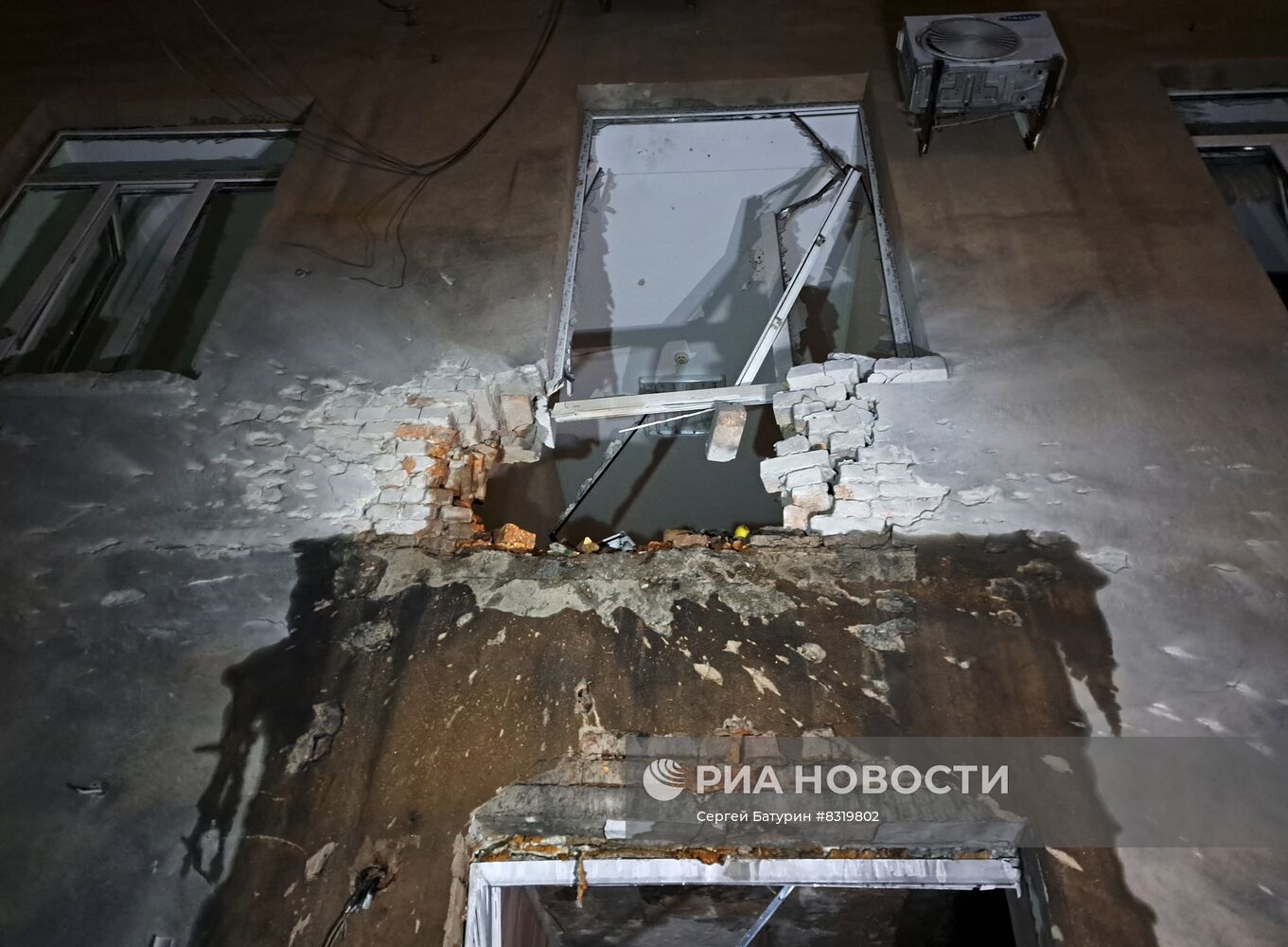 Последствия обстрела Донецка