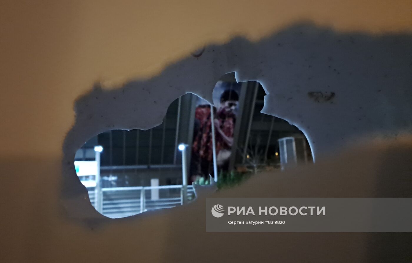 Последствия обстрела Донецка