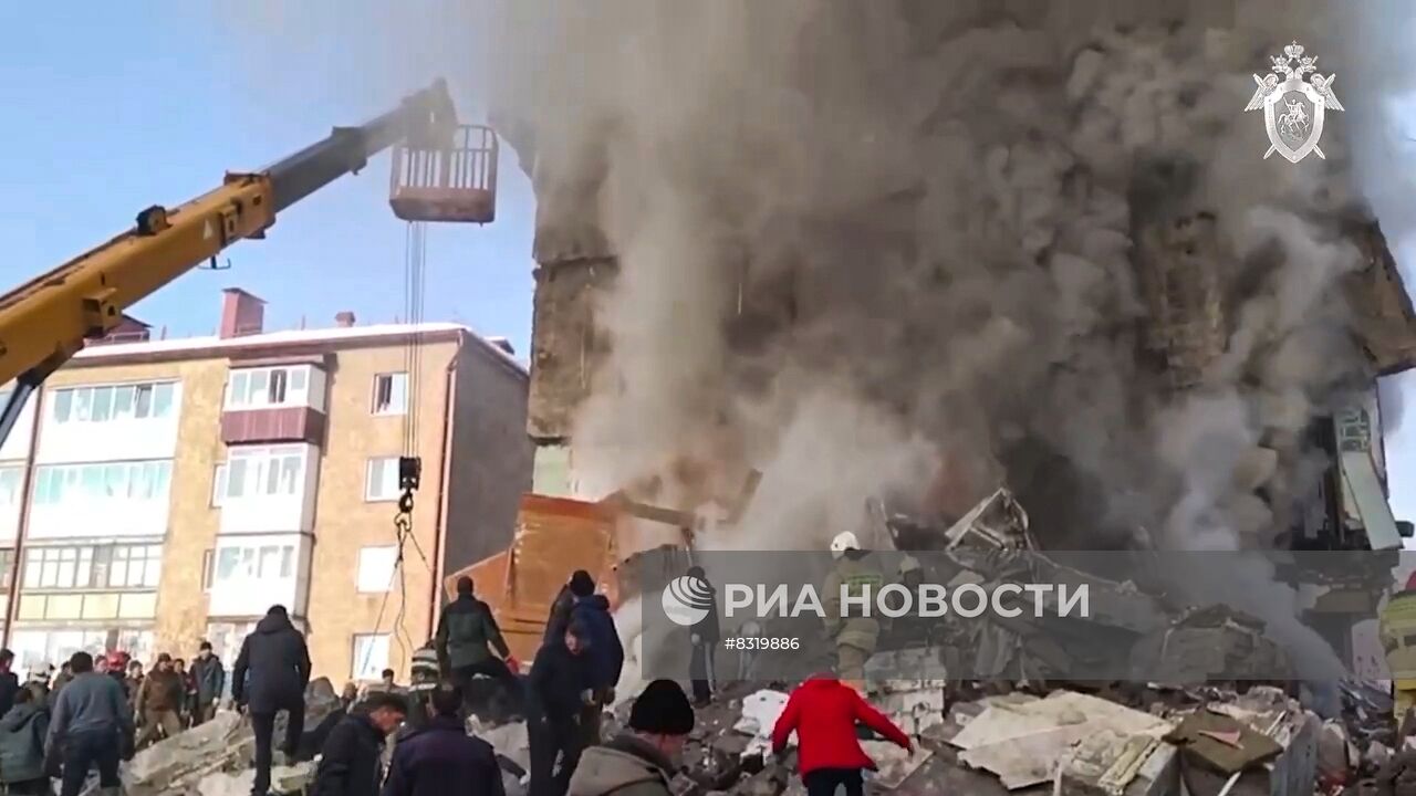 Взрыв газа в жилом доме на Сахалине