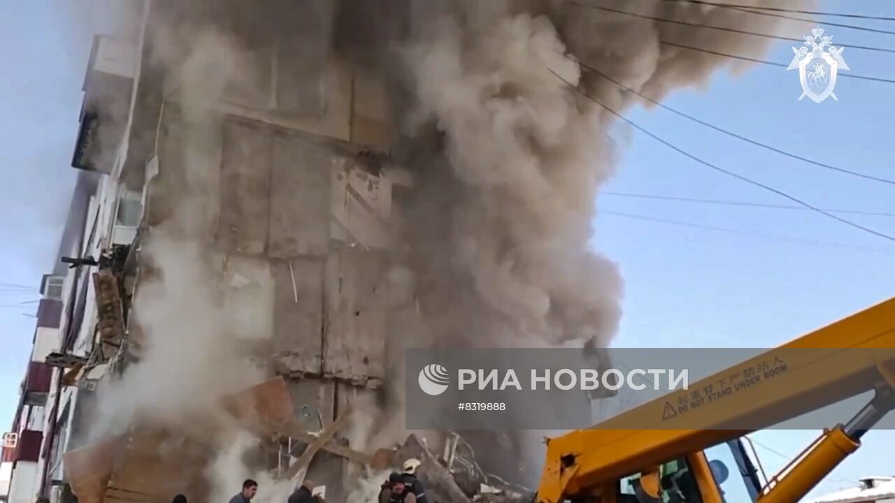 Взрыв газа в жилом доме на Сахалине